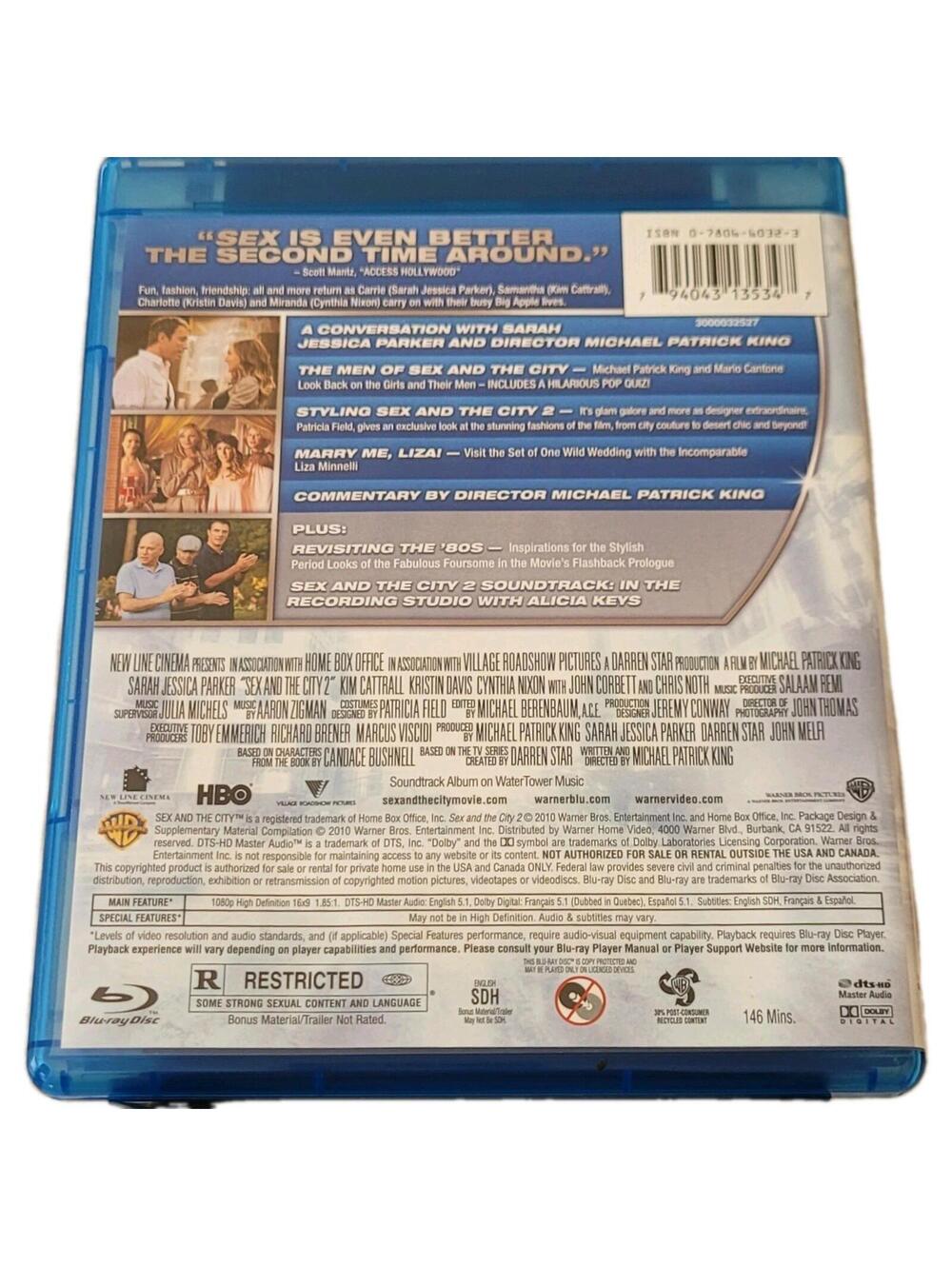 Sex and The City 2 Movie [ Blu-ray-DVD-Digital 2010 ] W Slip Cover. Sarah Parker - Picture 5 of 6